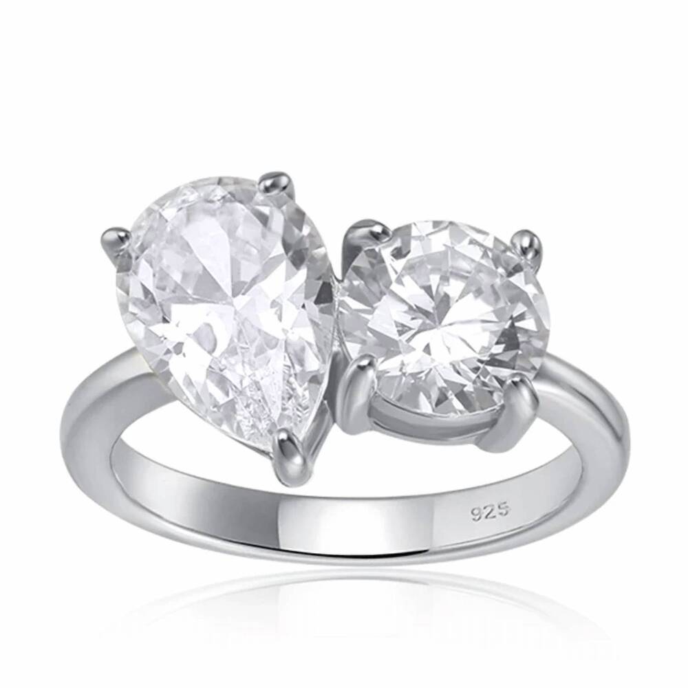NEW STARLETTE women's aurora ring in silver